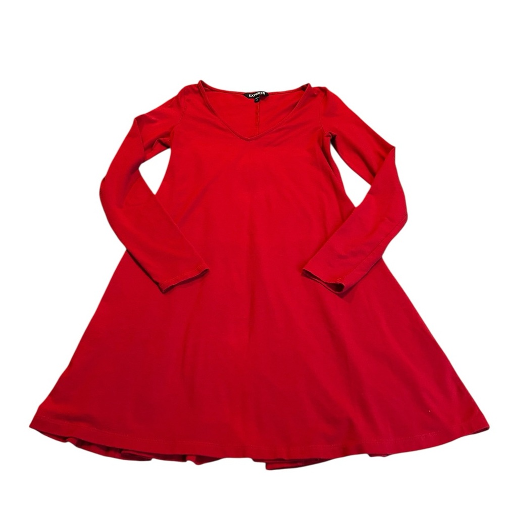 EXPRESS red shirt dress